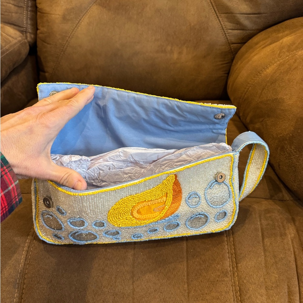 VIRAL Marshalls Duck and Bubbles Beaded Shoulder Bag - Picture 3 of 5